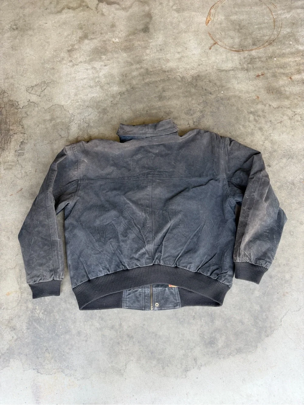 Vintage 90s Moda Italiana Genuine Suede Bomber Jacket Mens XL